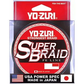 Плетеный шнур YO-ZURI PE SUPERBRAID 150YDS Yellow 10Lbs (0.15mm)
